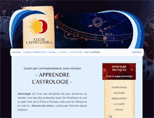 Tablet Screenshot of ecole-astrologie.com